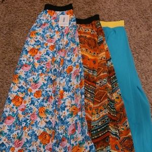 Lot of 3 Lularoe Lucy skirts Clearance sale